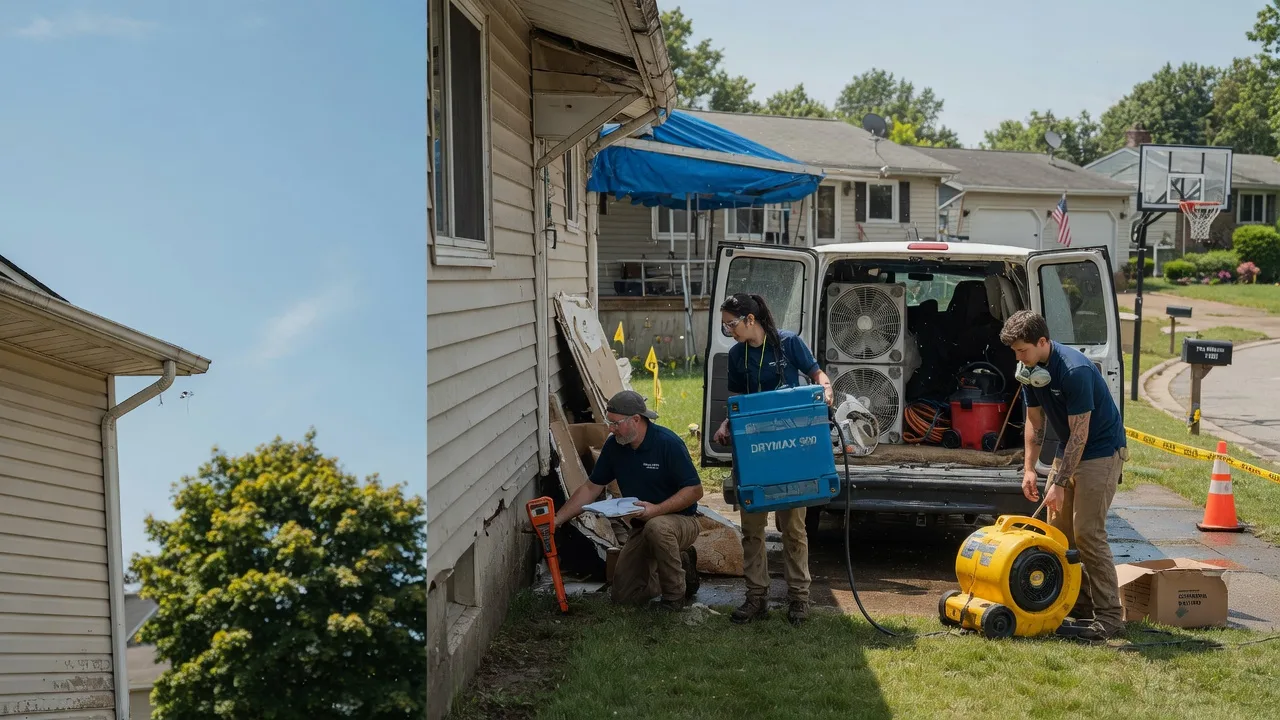 Ceiling Leak Cleanup in Clare, MI near me